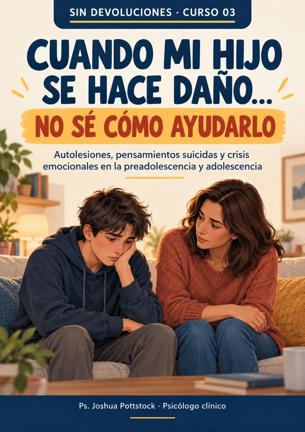 Portada de Cuando mi hijo se hace daño… no sé cómo ayudarlo, de Joshua Pottstock